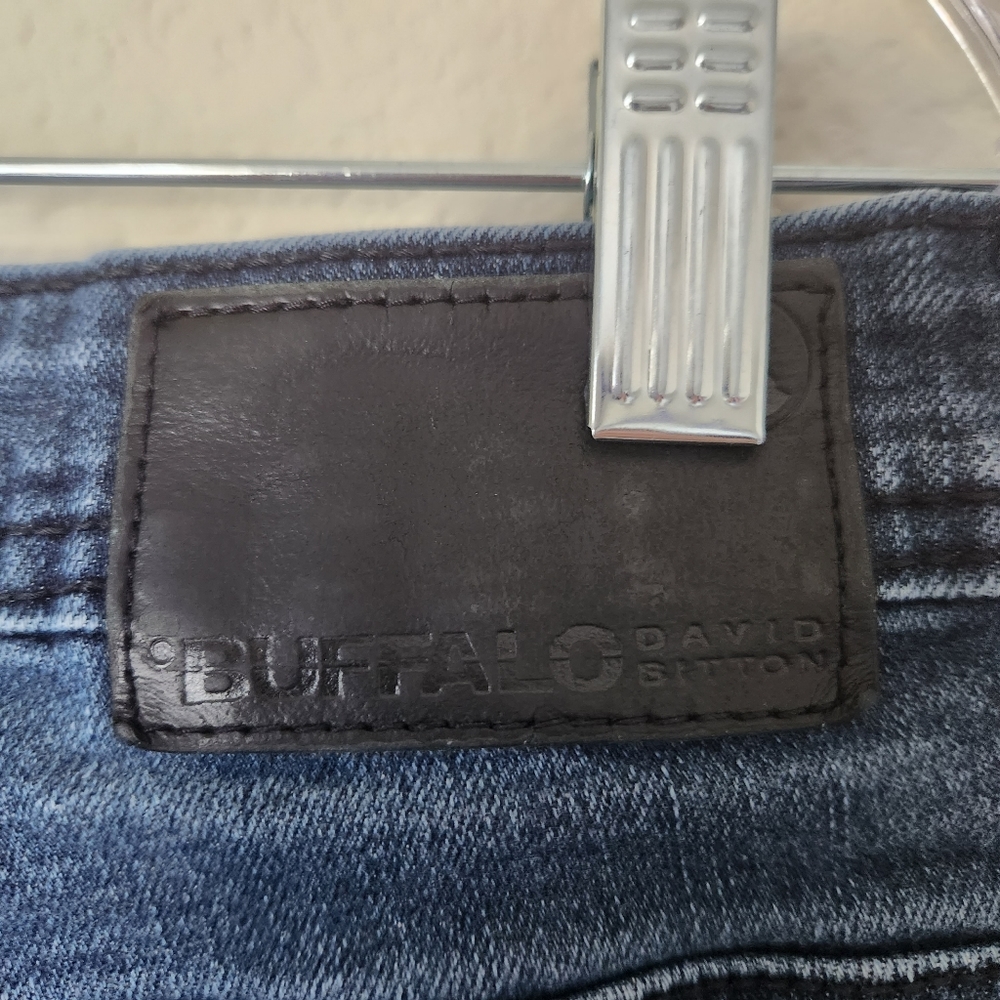 Men's Buffalo David Bitton Medium Wash Jackson-X Straight Stretch 34x34 - Picture 5 of 6